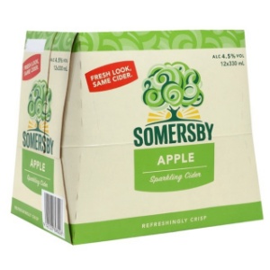 Picture of Somersby Cider 4.5% 12pk Btls 330ml