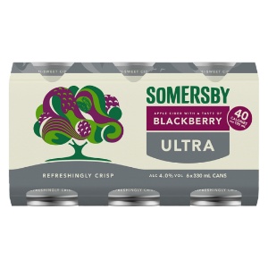 Picture of Somersby Ultra Blackberry 6pk Cans 330ml