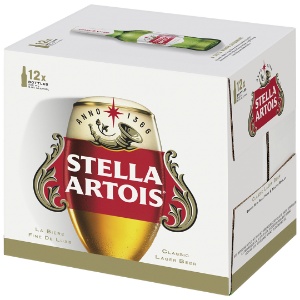 Picture of Stella Artois 12pk Bottles 330ml